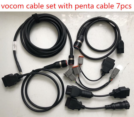 Vocom ทั้งชุดสาย 88890304 88890305 88890306 พร้อมสาย Penta ใช้สำหรับ Vocom 88890300 88894000 Excavator Tool